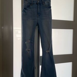 Classic Light Blue Flared Pants